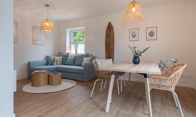Mildstedt Apartment | Moderne Küstenbutze #1 im Beach-Style