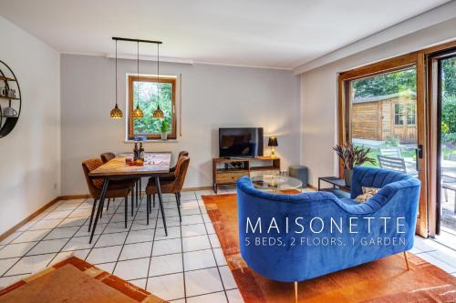 Munchen District Apartment | Moderne Maisonette mit Garten