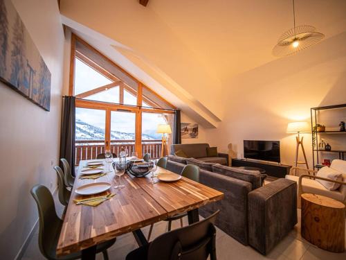 Valmorel Apartment | Moderne T4 à Valmorel, 7 pers., 3 ch., parking, casier à ski, linge inclus - FR-1-291-1020