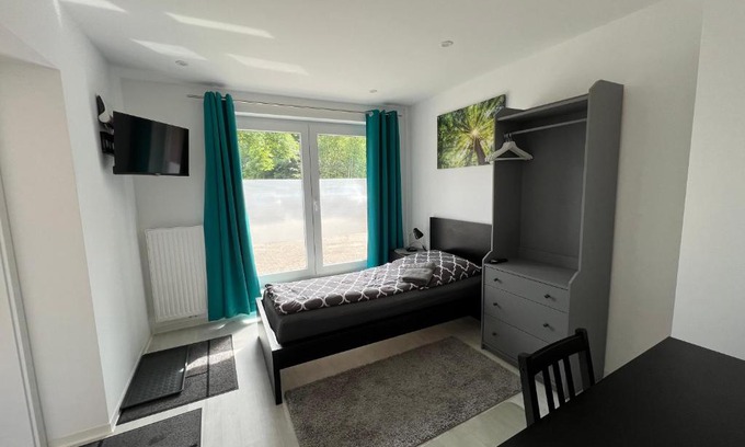 Ottersberg Apartment | Moderne und helle 1-Zimmer-Wohnung für Feriengäste, Monteure und beruflich Reisende LS15 Single