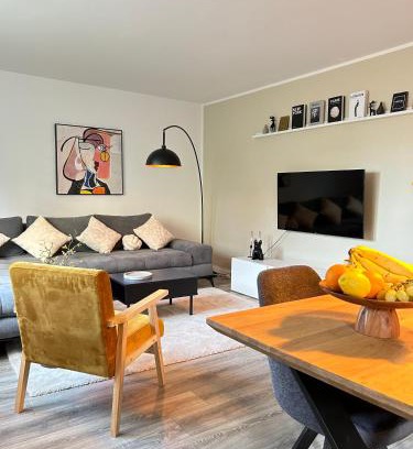 Durlach Apartment | Modernes Designer-Apartment für 7 Gäste - 80qm in zentraler Lage, Self-Check-In