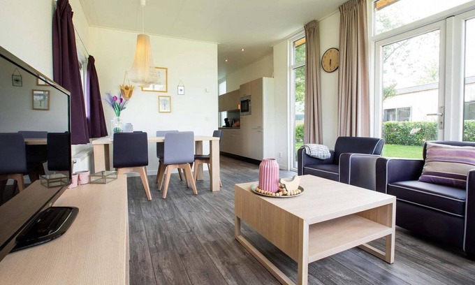 Aalst Ski Chalet | ✓ Module at Recreatiepark het Esmeer ✓ Holiday home for 5 persons ✓ Located in Aalst (Gelderland) ✓ Waterside holiday park ✓ Book directly through the park