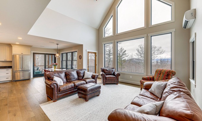 Lovell House | Mountain-View Home in Stoneham w/Hot Yoga Studio!