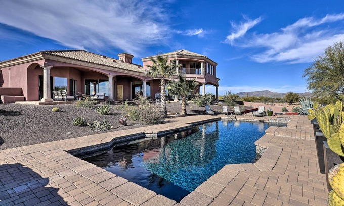 Rio Verde Foothills Villa | Mtn-View Gem w/Pool, BBQ & Fire Pit in Scottsdale