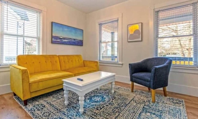 Mystic - New London Apartment | Mystic Center, Open Plan, Private 2BD W/Parking