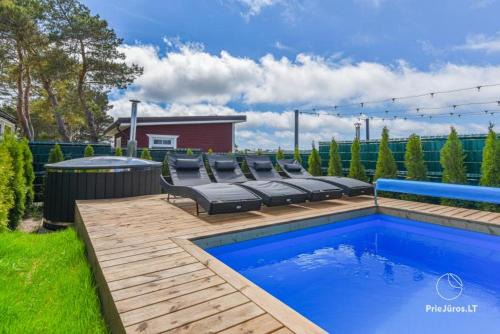 Palanga Villa | Namas su PRIVAČIU BASEINU ir JACUZZI!