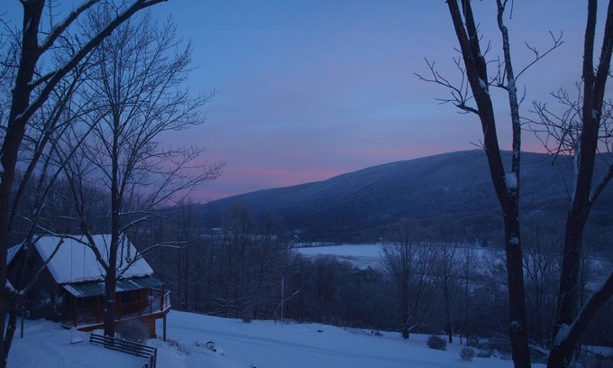 Springwater Cabin | Naples Mountain View Cabin! Amazing Views! Fireplace! 20 Acres! NEW HOT TUB!
