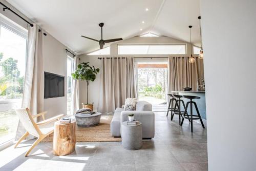 Las Escobas del Venado House | Nearly Oceanfront Blue 3 Bedroom Spacious Villa