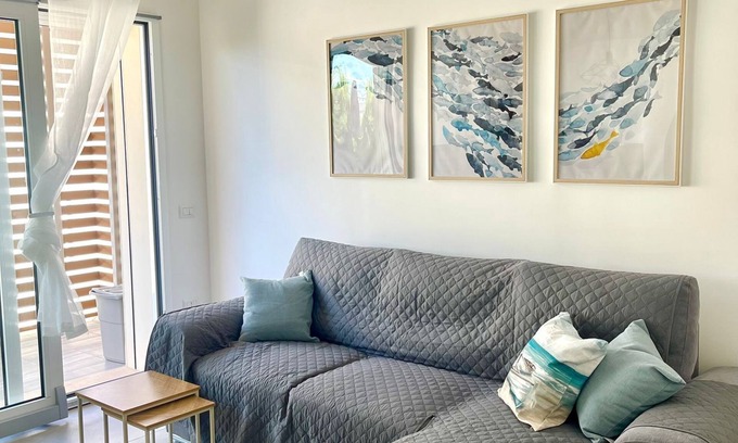 Alba Adriatica Apartment | NEW! 2 Bedrooms, 2 Bathrooms, Free Car Box 100m from the sea