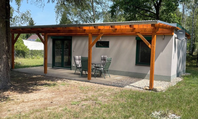 Mittenwalde House | New bungalow in the birch grove only 350m to the Motzener See, small but nice