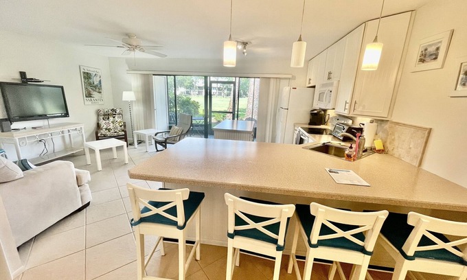 The Meadows Condo | New Listing! THE MEADOWS 1 BED - 1 BATH CONDO WITH GOLF COURSE VIEW