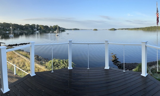 Narragansett House | NEW OCEAN WATERFRONT HOME With Private Dock and Cabin, SPECTACULAR VIEWS!