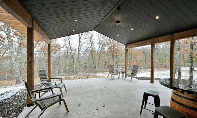Gordon Cabin | Newly built one level 3 bed/2 bath with acres of wooded privacy. Pets Welcome!