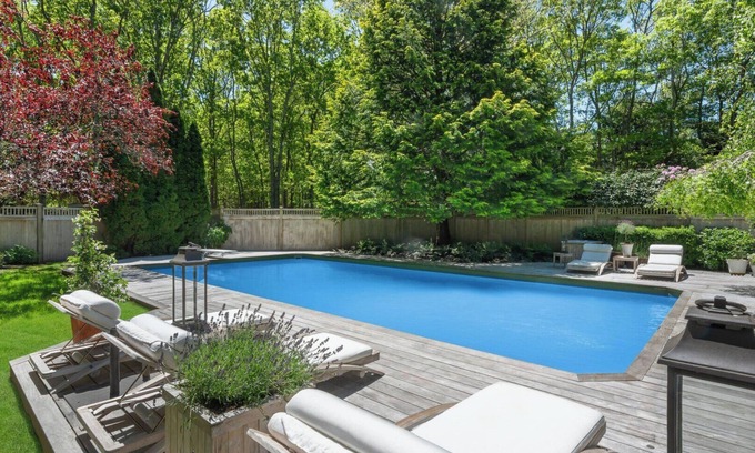 Sagaponack House | Newly renovated and ultra private Sagaponack home, centrally located,.