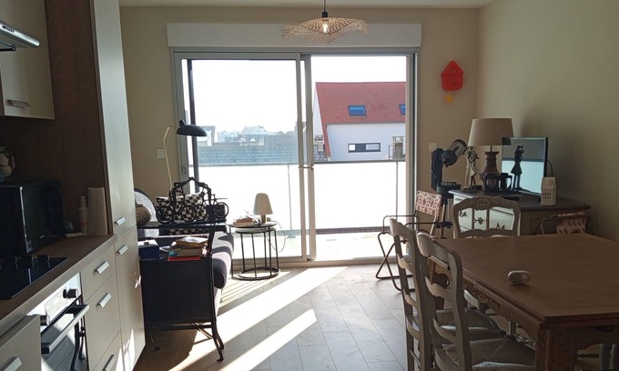 Merlimont-Plage Apartment | Nice T3 with balcony - 5 mn from the beach