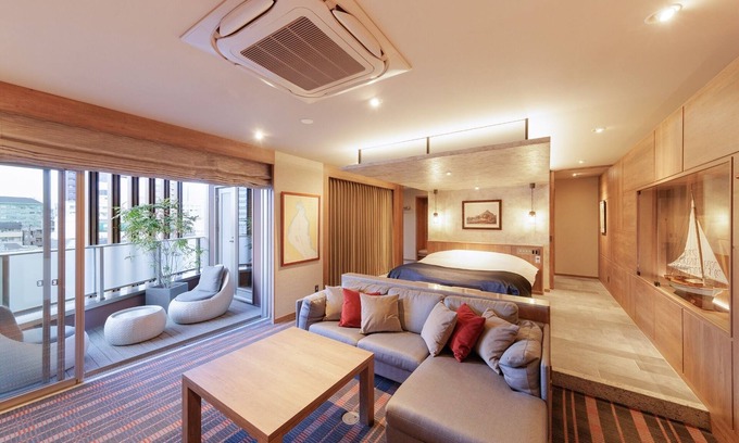 Hiroshima City Centre Hotel | Nonsmoking Suite double room with openair bath/Hiroshima Hiroshima