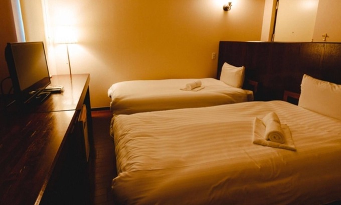 Aira Hotel | Nonsmoking Twin Miracle Plus installed View o/Aira Kagoshima