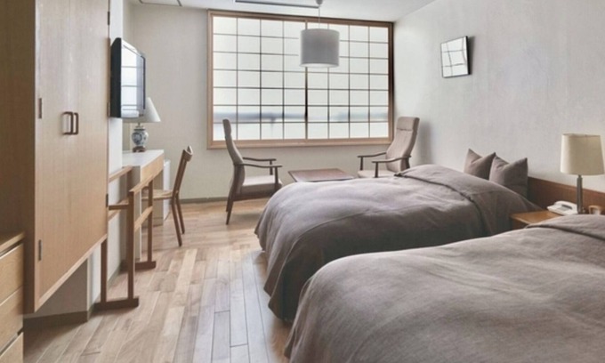 Akamatsumachi Hotel | Nonsmoking Westernstyle room twin bed Accommodation only/Saga Saga