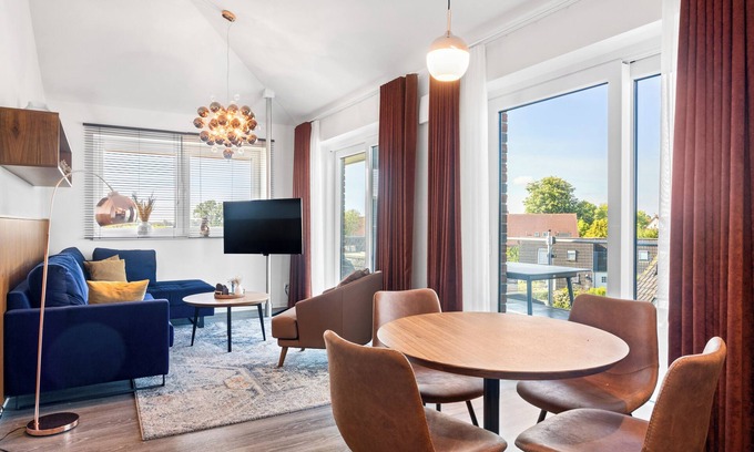 Wangerland Apartment | North Sea luxury: The "Regenpfeifer" penthouse for your dream vacation!