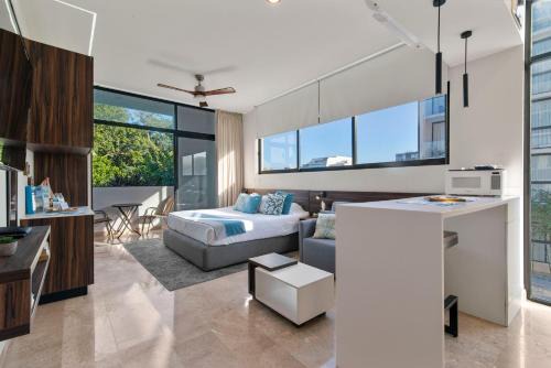 Zama Apartment | Nuevo Estudio con terraza totalmente equipado Tulum Aldea Zama