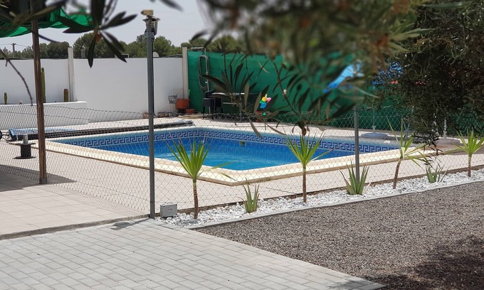 Tabernas Cottage | Oasis Pool in the Desert | BBQ and Garden