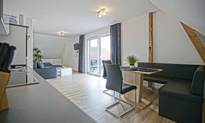 Monkebude Apartment | Oberes Apartment 1 mit Dachterrasse Ferienhaus in Mönkebude am Stettiner-haff