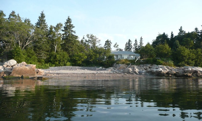 Milbridge Cottage | Ocean front house with two private beaches- on a peninsula-spectacular views!