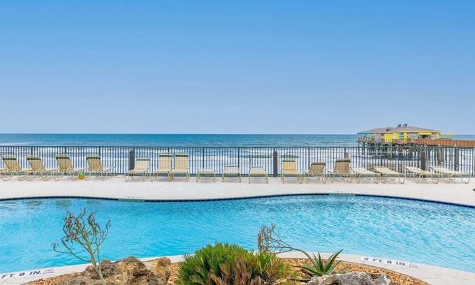 Daytona Beach Shores Apartment | Ocean Front Condo w Amazing Views Pool Hot Tub