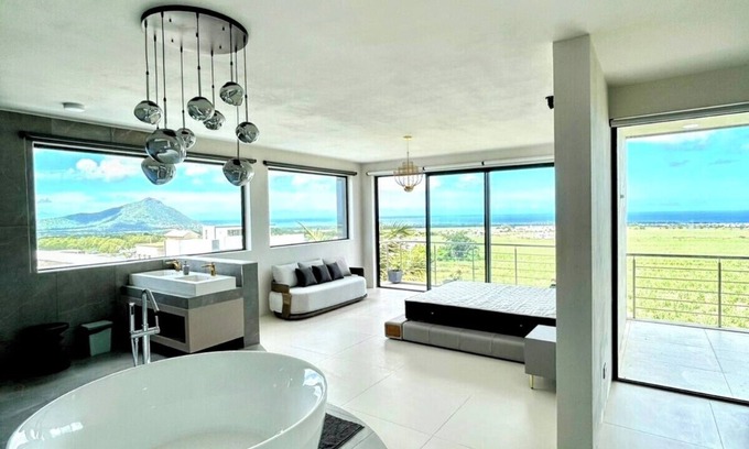 Cascavelle House | Ocean & Mountain views from a stunning 5-BR, 6.5-BA new villa at Cascavelle.