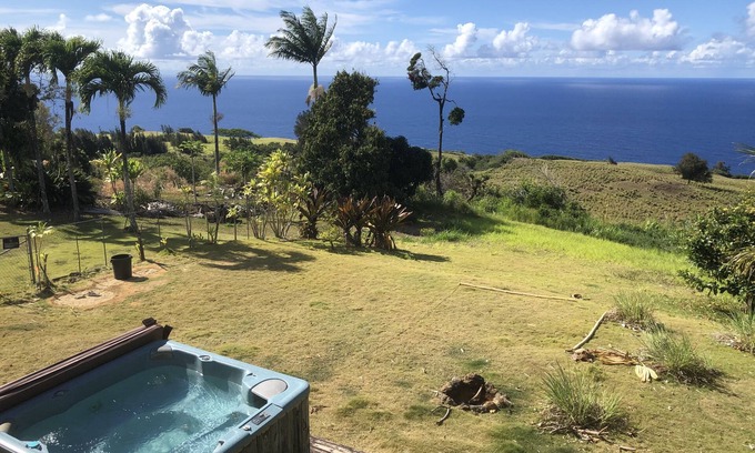 Kukuihaele House | Ocean View, Hot Tub, minutes from Waipio Valley