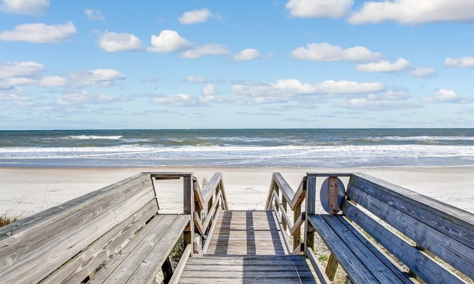 Fernandina Beach Condo | Oceanfront Condo, Private Walkway to the Beach by RedAwning