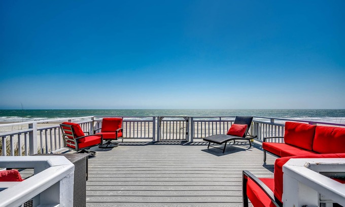Long Bay Estates House | Oceanfront House on Private Beach w/Pool & Hot Tub by Luxury Beach Rentals