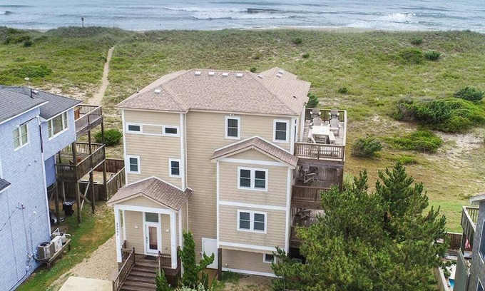 Waves House | Oceanfront, Private Pool, Elevator, Hot Tub, Ocean Views!