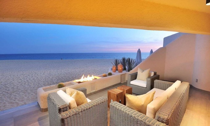Marina Condo | Oceanfront Terrasol Condo with Patio Fireplace