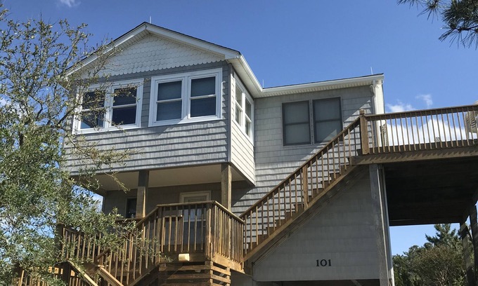 Carolina Dunes House | Oceanside, in Duck! Hot Tub. Dog Friendly!