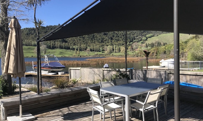 Lake Okareka House | OKAREKA LAKE EDGE VERY POPULAR LAKESIDE PROPERTY WITH WATER TOYS INCLUDED
