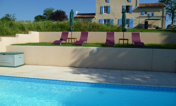 Puycalvel Other | Old farmhouse in open country with stunning views and private pool