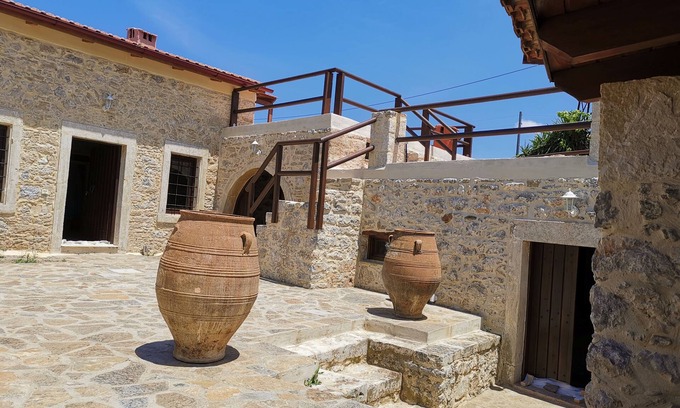 Pefki House | Old Mansion complete reconstructed with the traditional Cretan architecture