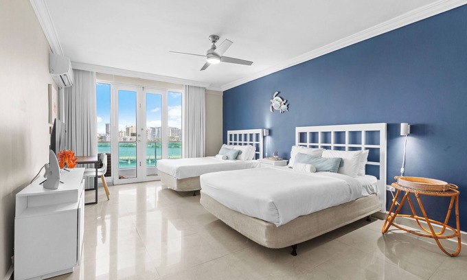 Puerta de Tierra Apartment | Old San Juan | Seaside Studio | Veranda | Ocean Vista