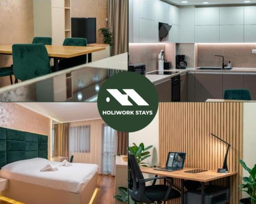 Plovdiv Center Apartment | One-Bedroom apartment with Free Street Parking, Free Gym Pass and Office Setup