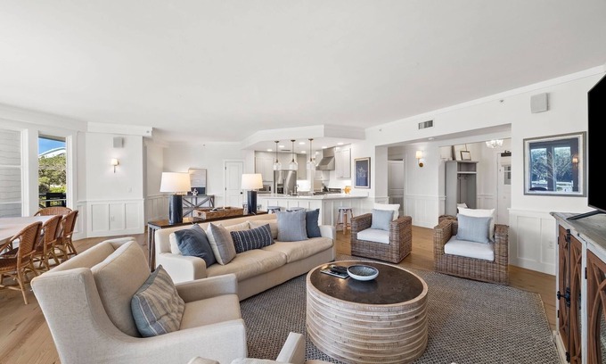 WaterSound Beach Condo | One Level Condo with Wrap Around Porch! Community Amenities! 30A Beaches!