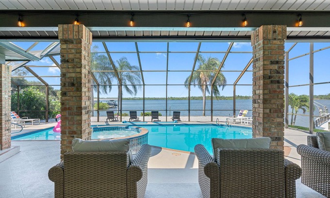 Tarpon Springs Villa | Opulent 6-Bedroom Estate with Heated Pool, Hot Tub, and Luxe Amenities!