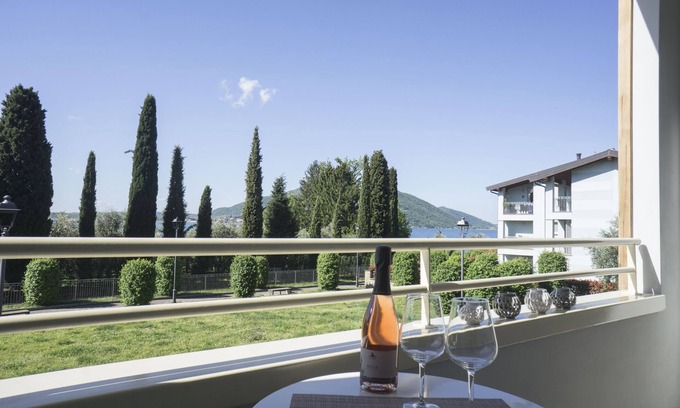 Predore House | ORCHIDEA apartment overlooking Lake Iseo with terrace, 4 beds, 2 bathrooms