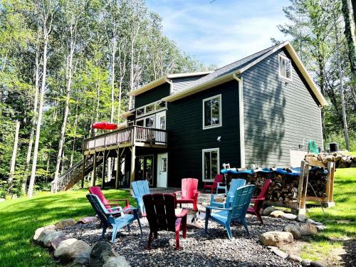 Stone Lake House | Outstanding Retreat with Dock, Game Space and Lake Views in Wisconsin