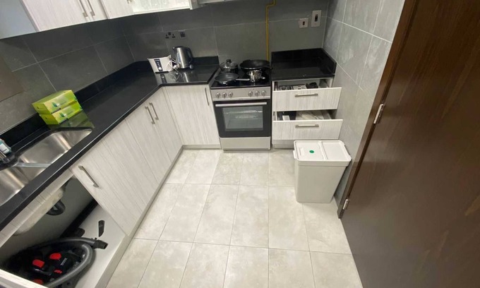 Khalifa City Apartment | OYO HOME 1381 Premium 1 BHK With Balcony