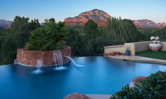 West Sedona House | Palatial Paradise with Breathtaking Views of Red Rock and Stunning Infinity Pool