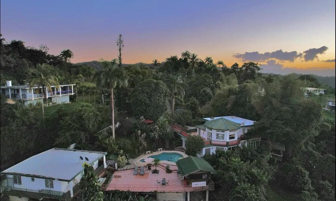 Lomas House | Pancho's Paradise - Rainforest Guesthouse with Pool, Gazebo and View