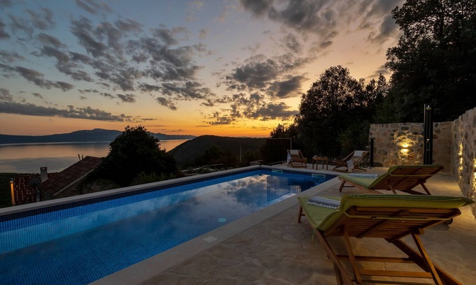 Zaostrog Villa | Paradise villa with private pool with amazing view on island Hvar