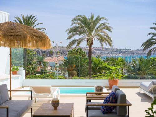 Pasito Blanco House | Pasitoblanco Porto Mare 44 Seaview Villa private heated pool