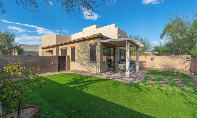 Mesa House | Patio, Grill & Pool Access: Cozy Arizona Retreat!